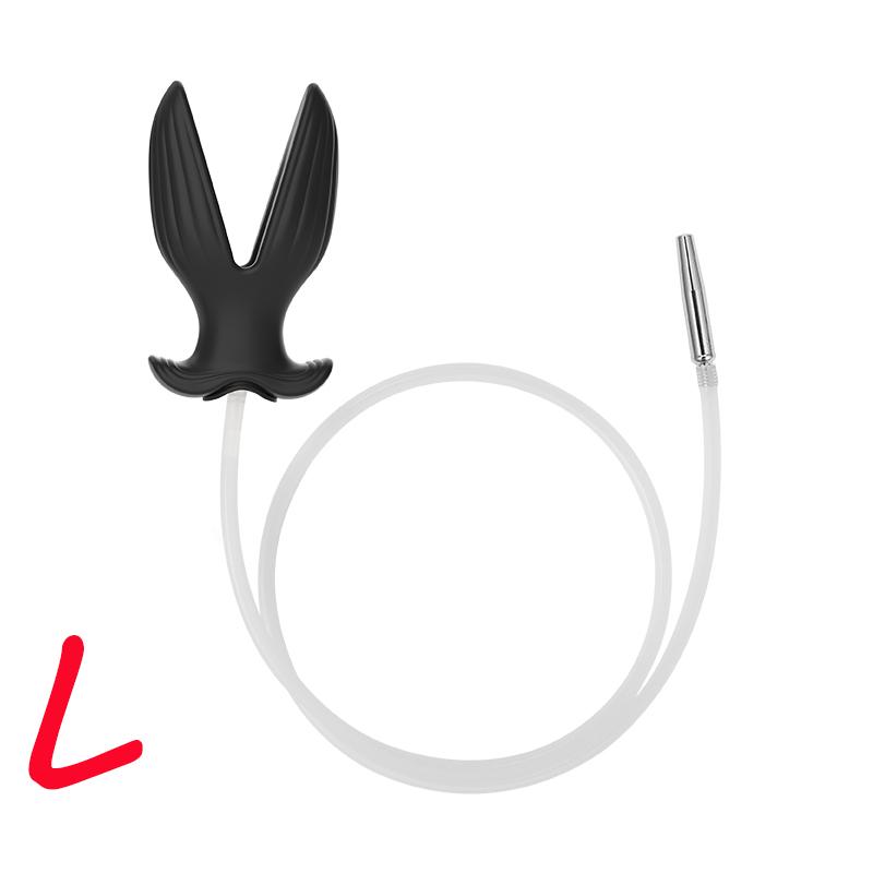 New Tunnel Anal Butt Plug Stretcher,with Stopper Hollow Analplug Enema Butplug,Vagina Ass Anus Dilator, Sex Toys for Couples