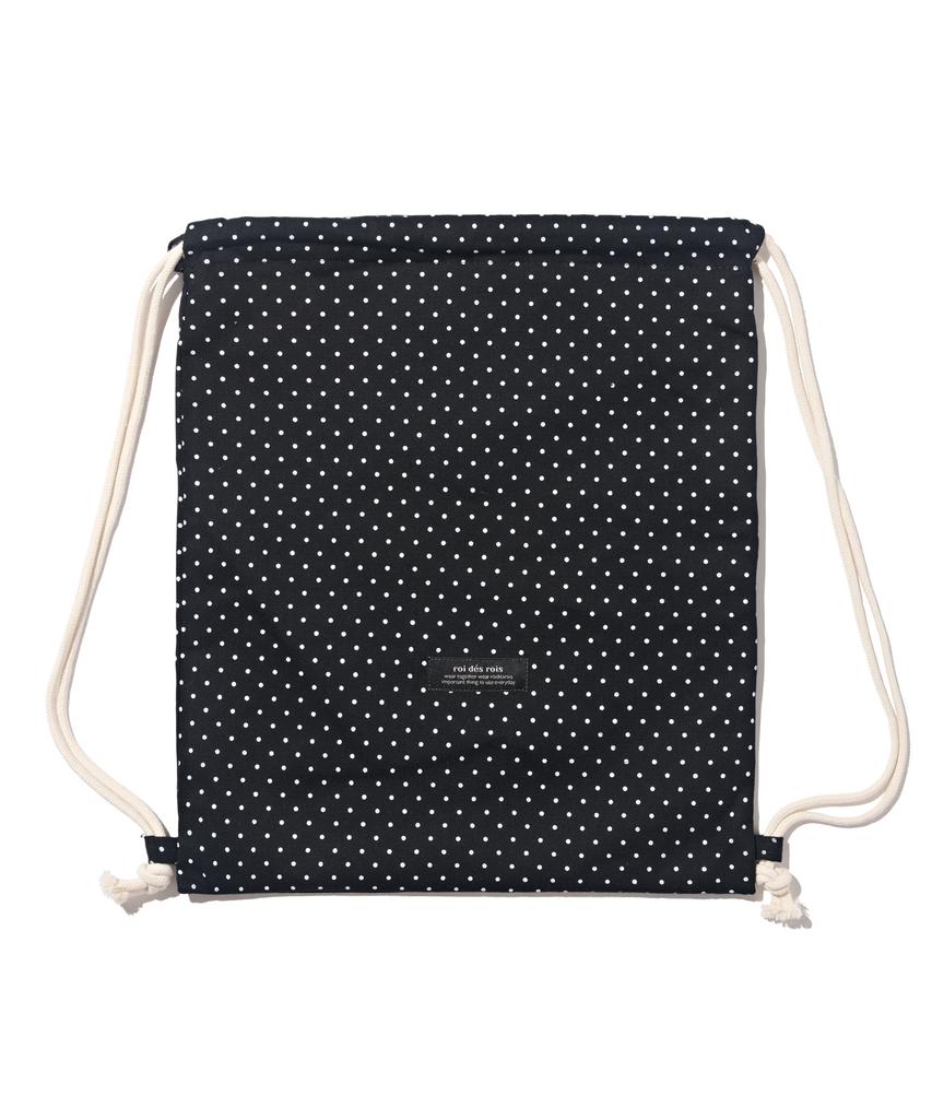 Roidesrois Sweet Dot String Gym Sack (Black)