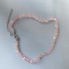 Multi-faceted Crystal Glass Crystal Choker Necklace Simple Collarbone Necklace  Women