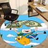1pc Adventure Time Jake the Dog Office Round Area Rug, Under Office Chairs Bedroom Living Room Home Decor a1022309