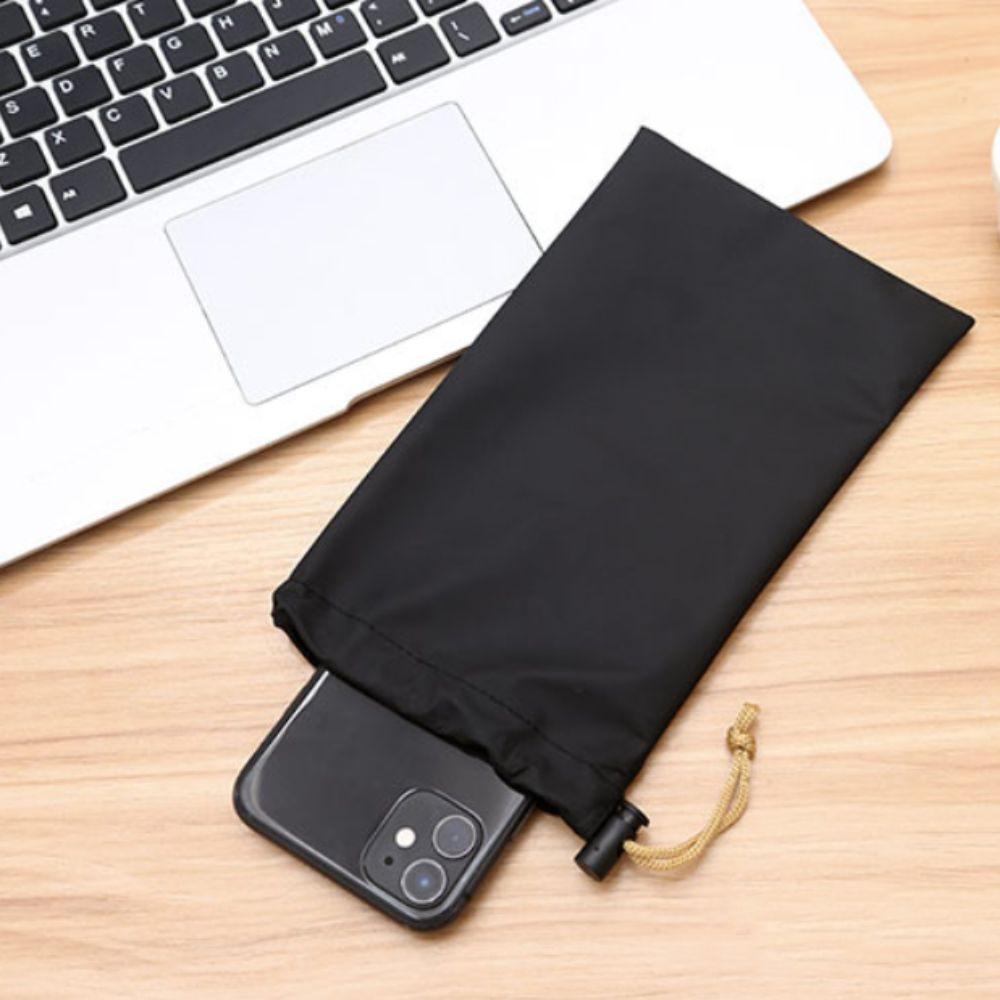 PU Leather Phone Storage bag Large Capacity Headphone Case Pouch Power Bank Case  Card Holder Bag