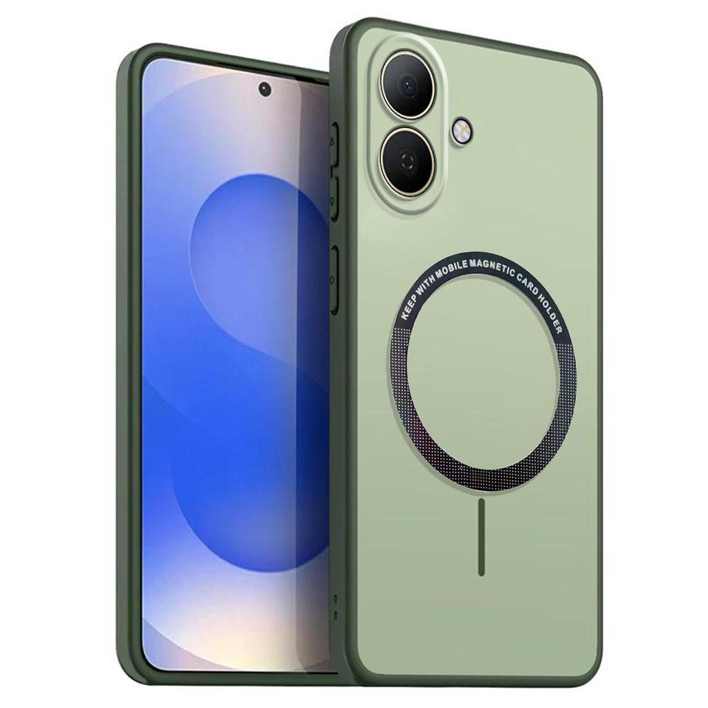 Frosted Semi Clear Magnetic Phone Case for TECNO SPARK Go 2 Soft TPU Cover