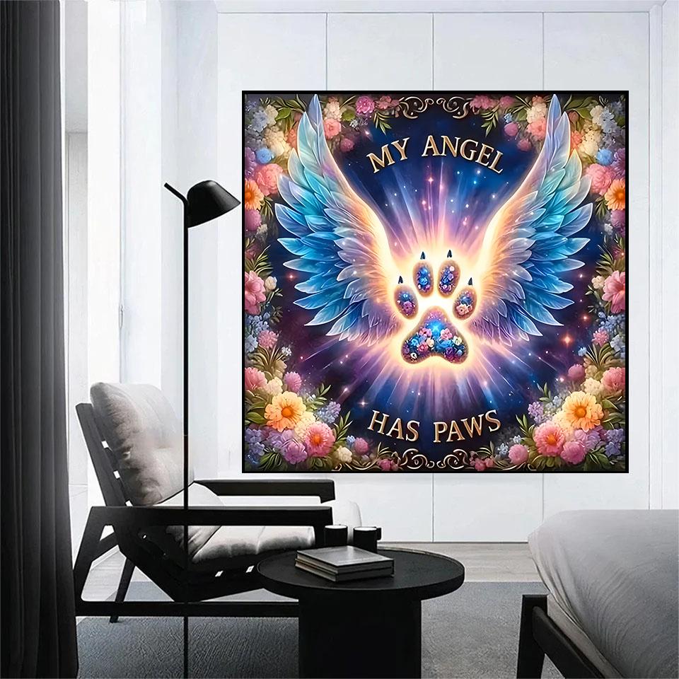 DIY Diamond Painting My Angel Cross Stitch Kit Mosaic Art Diamond Painting Full Circle/Square Diamond Home Decoration