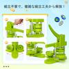 Button Badge Maker, 58mm Rotary Button Badge Making Machine, No Assembly Required, Includes 100 Metal Badge Pieces, 5 PU Holders, and 10 Refrigerator