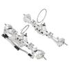 RC Front Rear Portal Axle Set with Pedal Servo Aluminum Alloy for Axial SCX10 I II III AXI03007