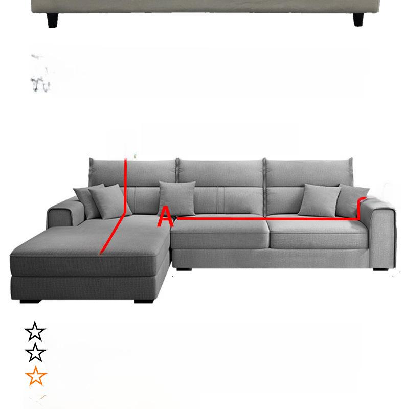 Solid Color Knitted Polar Fleece Sofa Cover - Full Coverage Cushion Cover