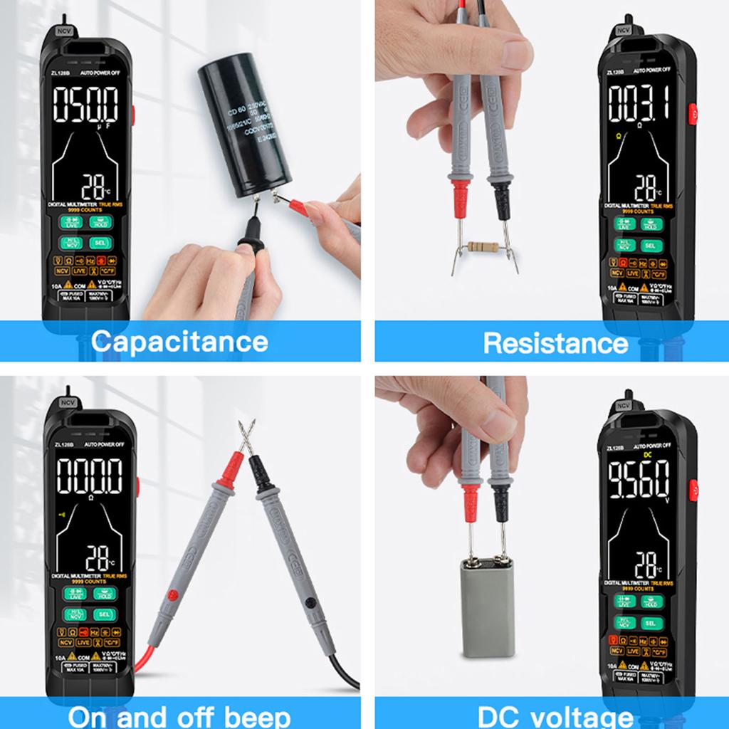 Digital Multimeter Professional Tester Meter Alternating Current Direct Current Voltage Multimetro True RMS Capacitance