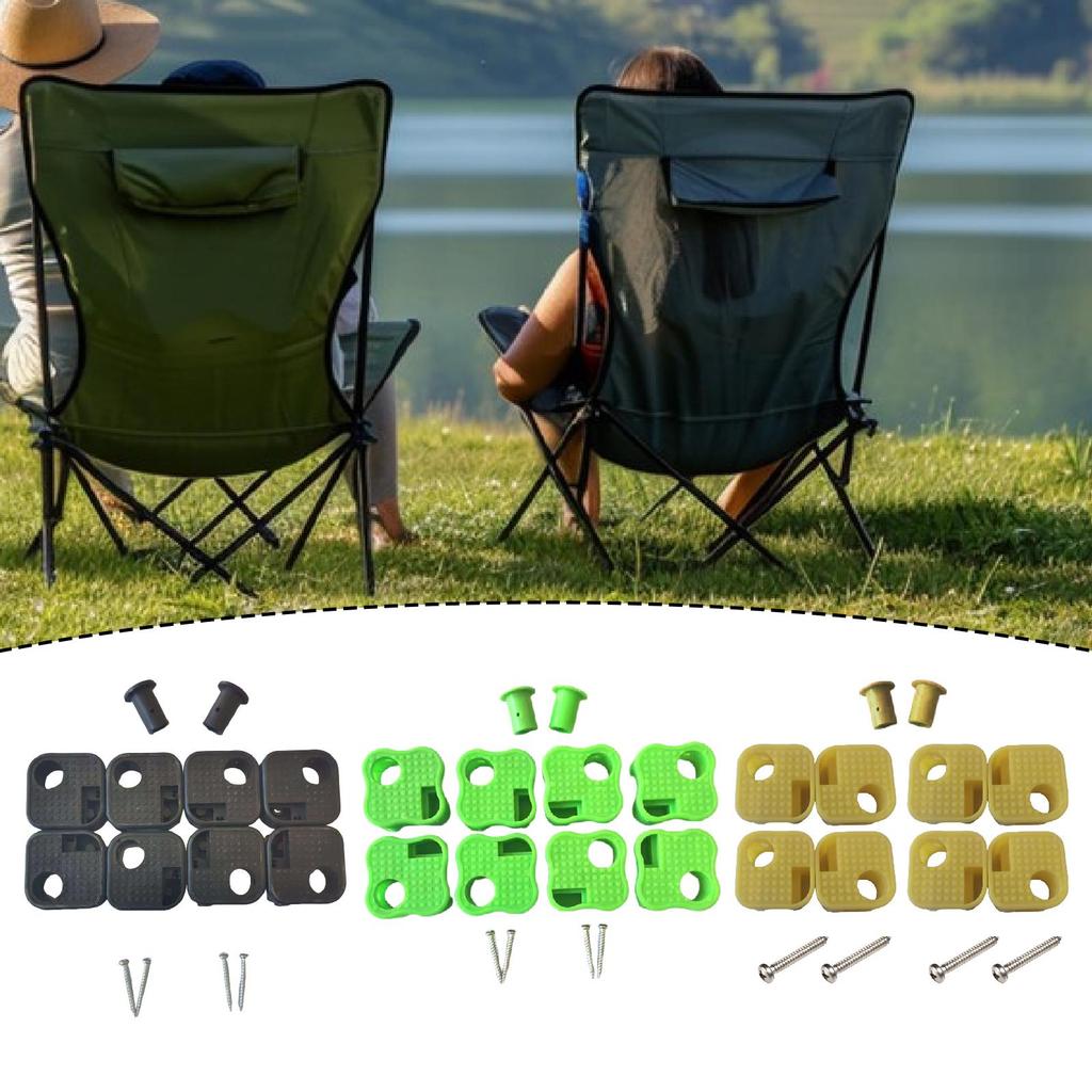 8-teiliges Campingstuhl Ersatzbein-Set, Premium, Professionelles Design