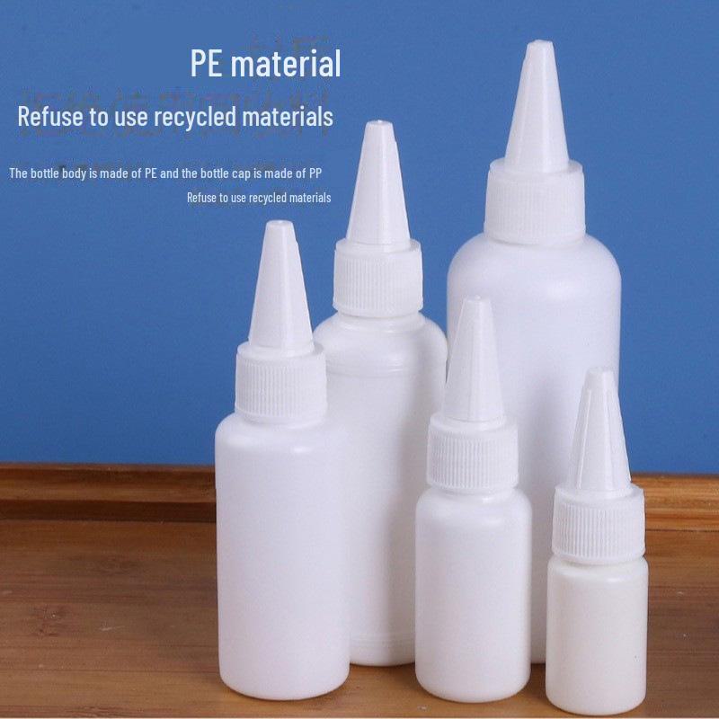100ml Plastic Squeeze Bottle with Pointed Mouth for Liquid and Paste Filling