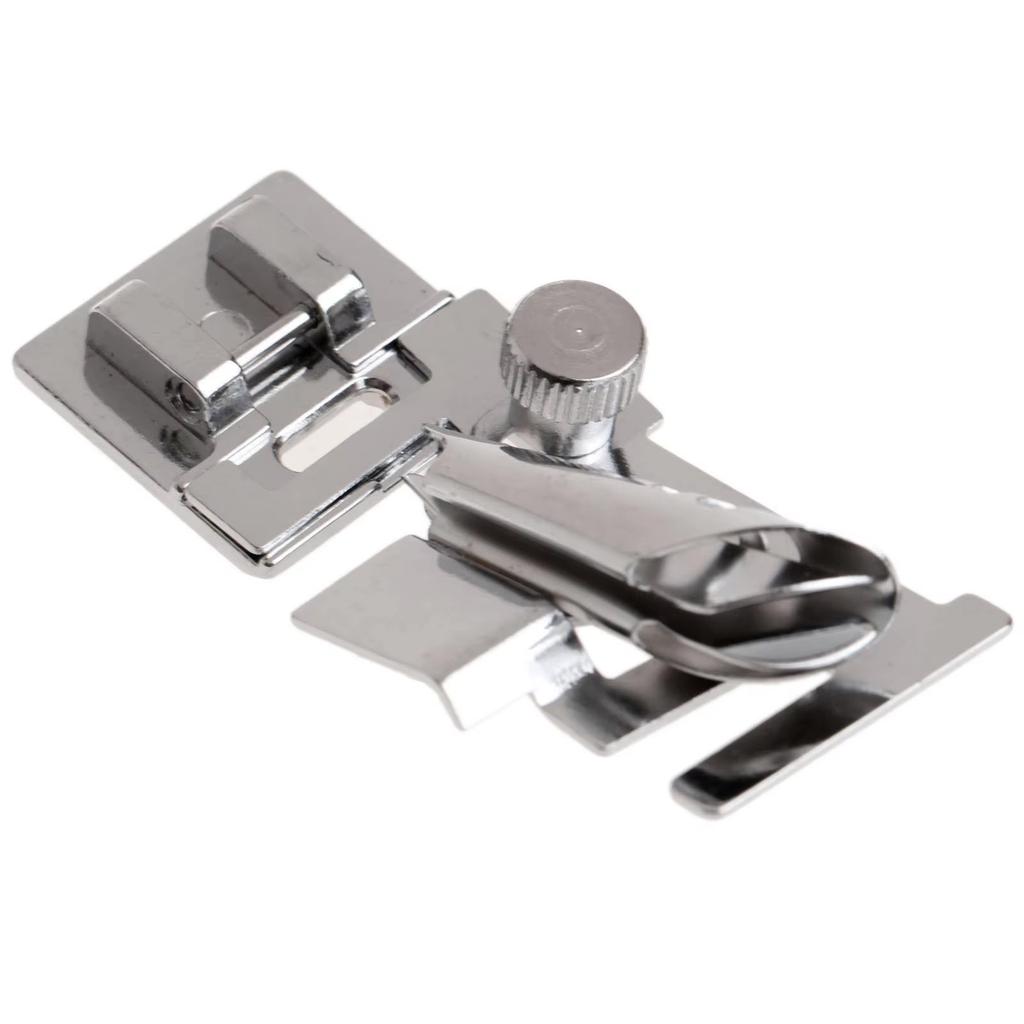 Sewing Machine Presser Foot Adjustable Bias Binder Foot Binding Sewing Foot for Low Shank Snap-on Feet Sewing Machines