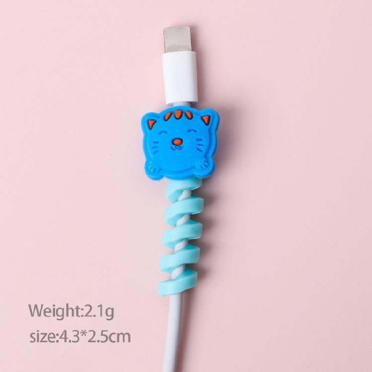 2 Stück USB-Datenkabel-Schutz Cartoon-Tier Ladekabel-Hülle Für USB-Laden