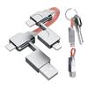 YIK TUNG Keychain Charging Fast Charging USB Type C To PD100W Data Type C To Type C To IP USB To Micro Converter Compatible with Multiple Devices and