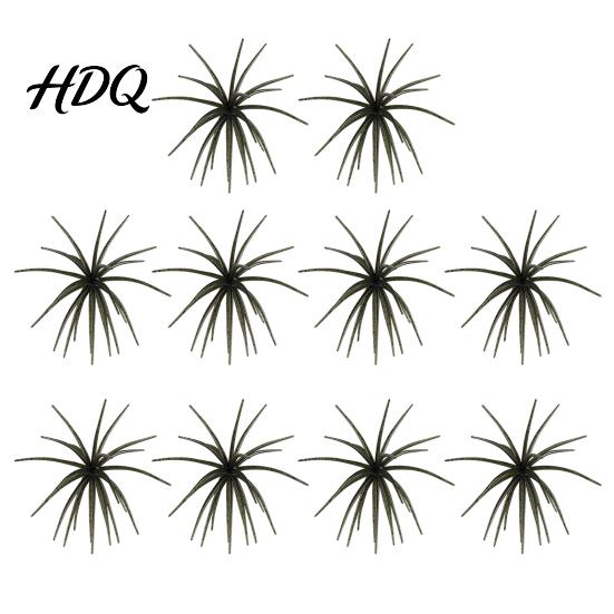 Sea Urchin Soft Baits for Bass Fishing Floating Lures Highly Elastic TPE Bionic Baits Lakes Flexible Realistic Tentacles Lures Trout Bluegill