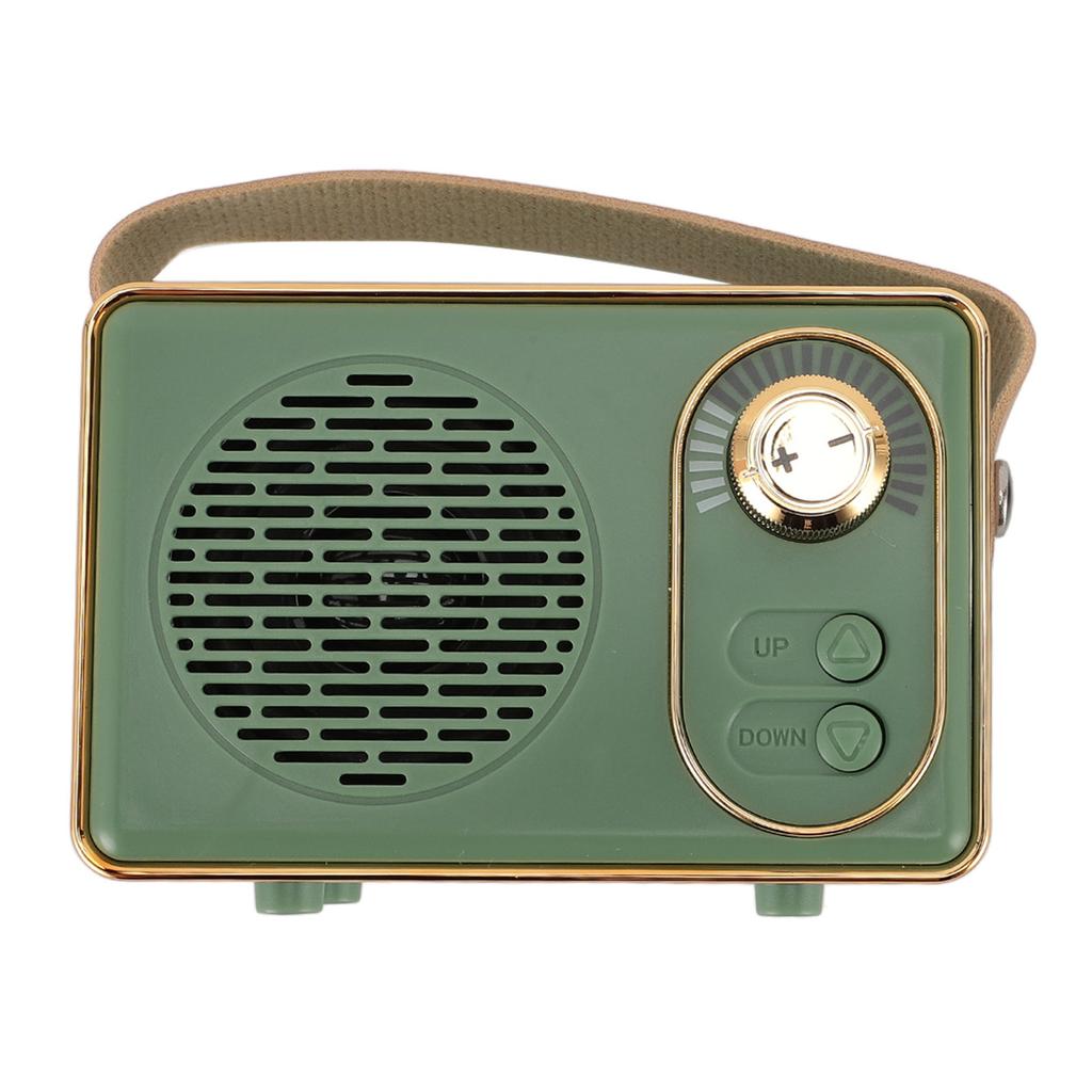 Portable Speaker Cute Old Fashion Wireless Stereo Sound 500mAh Retro Speaker for Desktop Bedroom