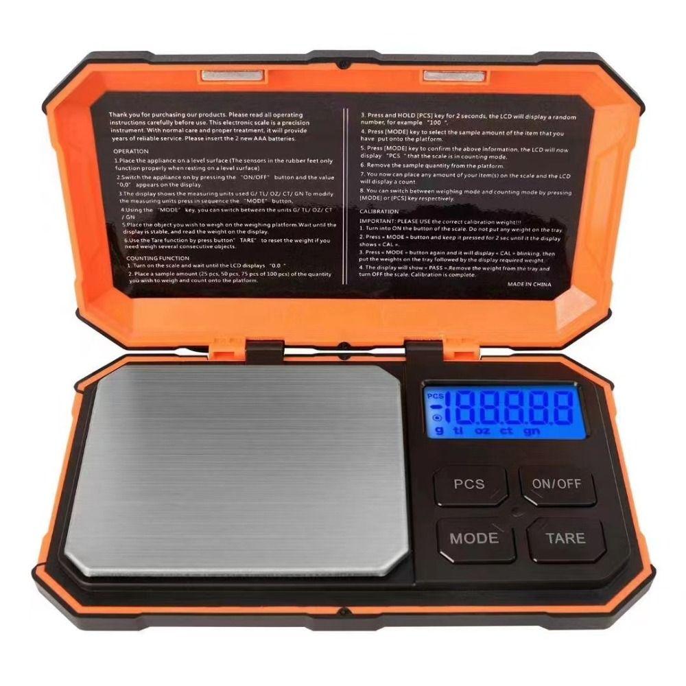High Precision Electronic Scales 500g 0.01g Digital Scale Milligram Calibration Weights