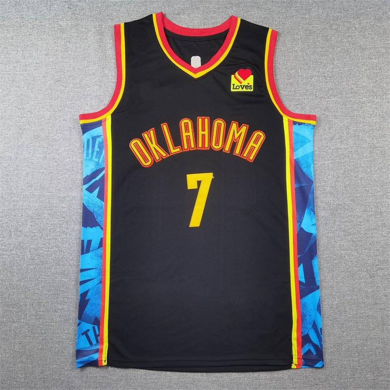 Pánské basketbalové triko SGA Gilgeous-Alexander 2 7 8 Vyšívaný tílko Týmové sporty