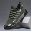 Mens All Season Breathable Mesh Sports Shoes Casual Stylish Non Slip EVA Sole Lace Up for Running Walking Outdoor Activities