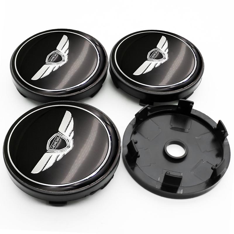 4 ks 56mm 60mm 65mm Středová krytka náboje kola auta Pro Hyundai Accent Elantra Veloster Getz Tucson i20 Krytky ráfku Samolepky Příslušenství