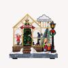 Festival Scene Musical Village Scene Decor Resin Xmas Window Display Pendant