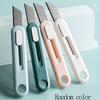 M&G Craft Knife, Mini Box Cutter Automatic Spring Back, With Hole, Suitable for Opening Parcels, Children's Crafts, Office Use