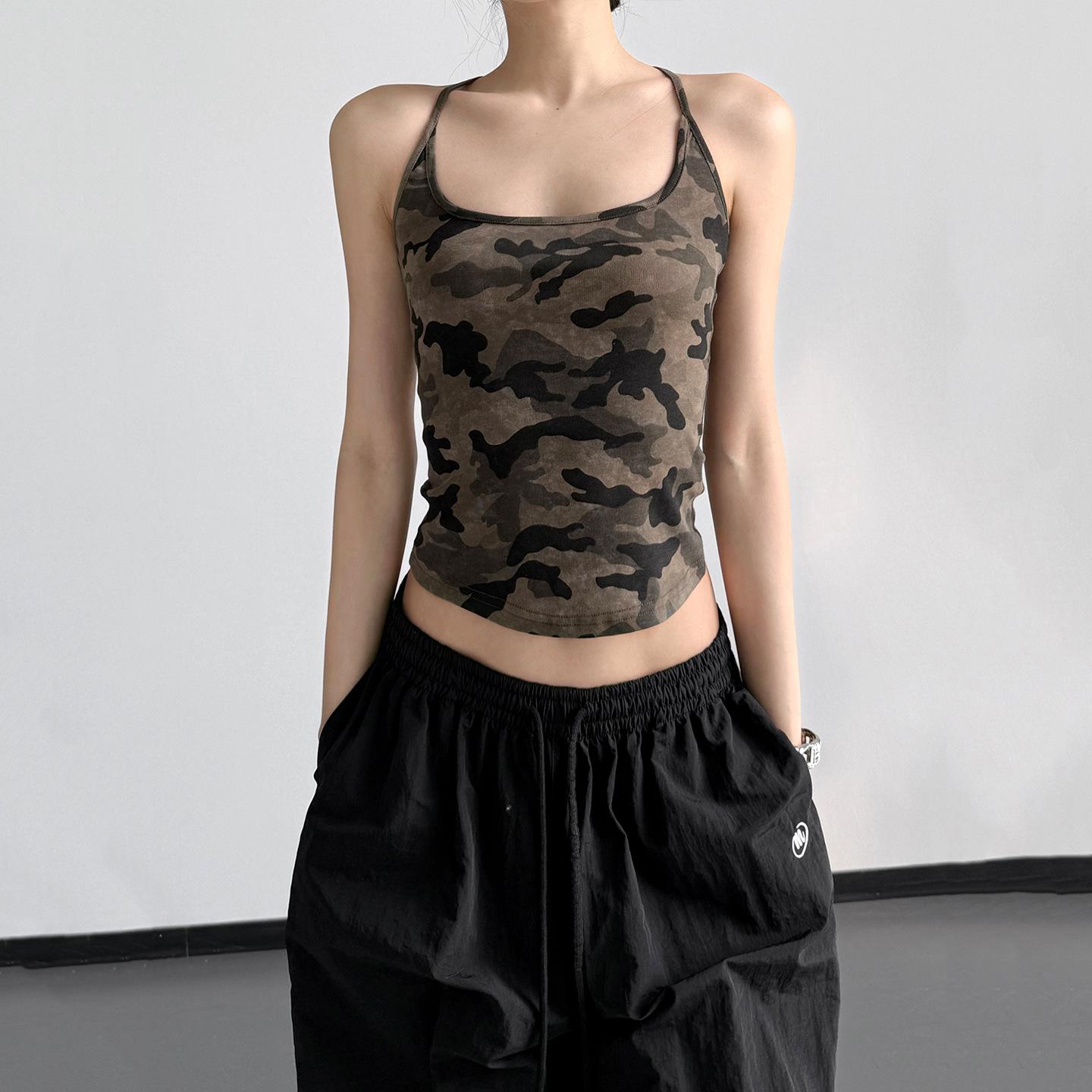 

Women s American Camouflage Halter Top - 2026 Sweet & Spicy Slimming Design Extra Large