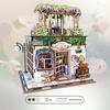 Book Nook - Kit DIY a construire Maquette 3D Serre Livre - Flower shop Nookland - 16 x 15 x 23 cm