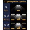 466LED 4000Lm Solar Lights Outdoor Waterproof for Security, 270° Angle & 3 Lighting Modes Motion Sensor Outdoor Lights IP68 Solar Light for Fence