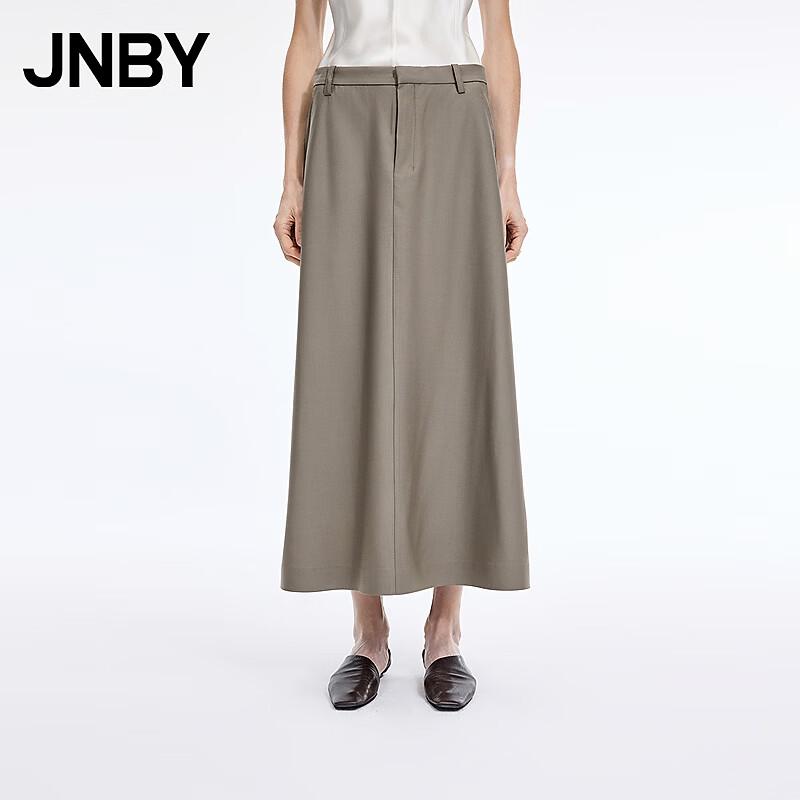 JNBY 2026 Spring A-Line Wool Blend Skirt