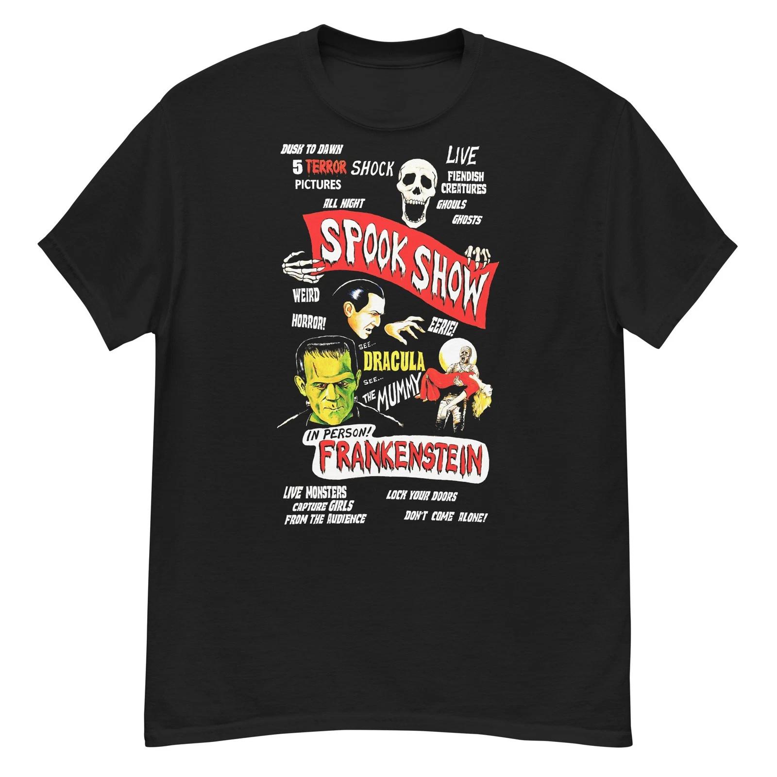 All Night Spook Show vintage poster art t-shirt S