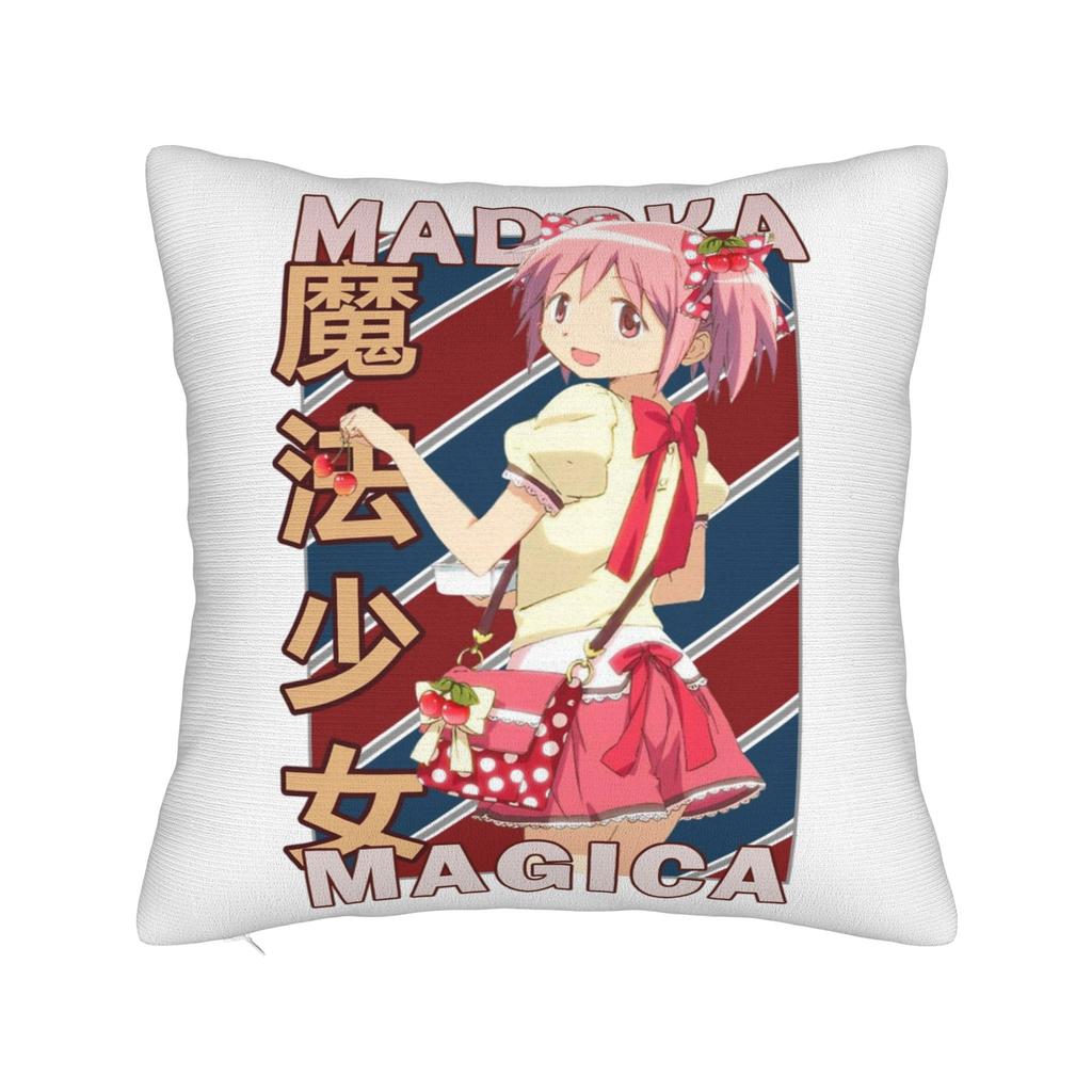 Puella Magi Madoka Magica Anime Pillowcase Double-sided Printing Cushion Cover Decoration Throw Pillow Case Cover