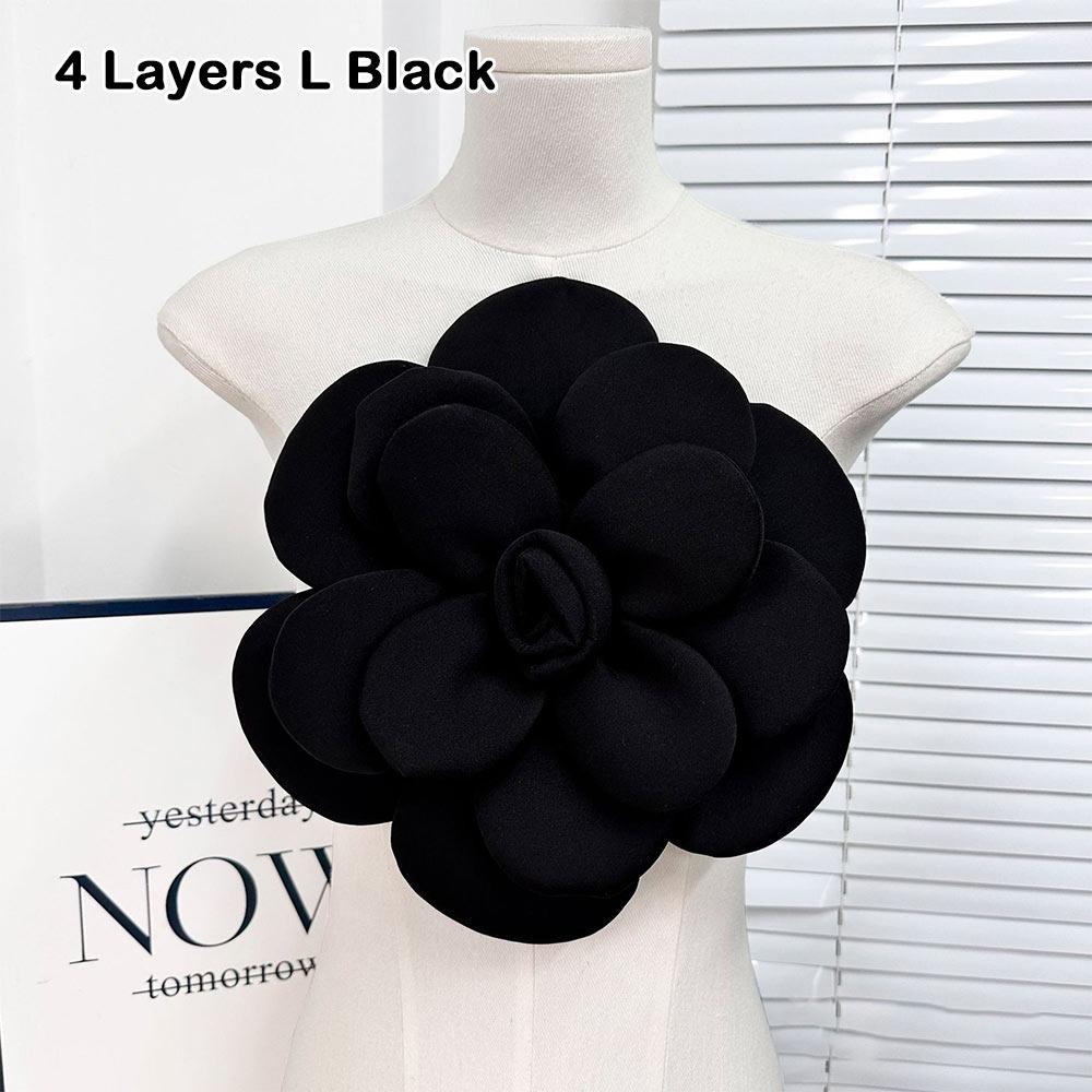 Fashion 3D Chest Flower Large Size DIY Brooch Accessories Exquisite Removable Dress Decoration Wedding Dress Clothes Decoration