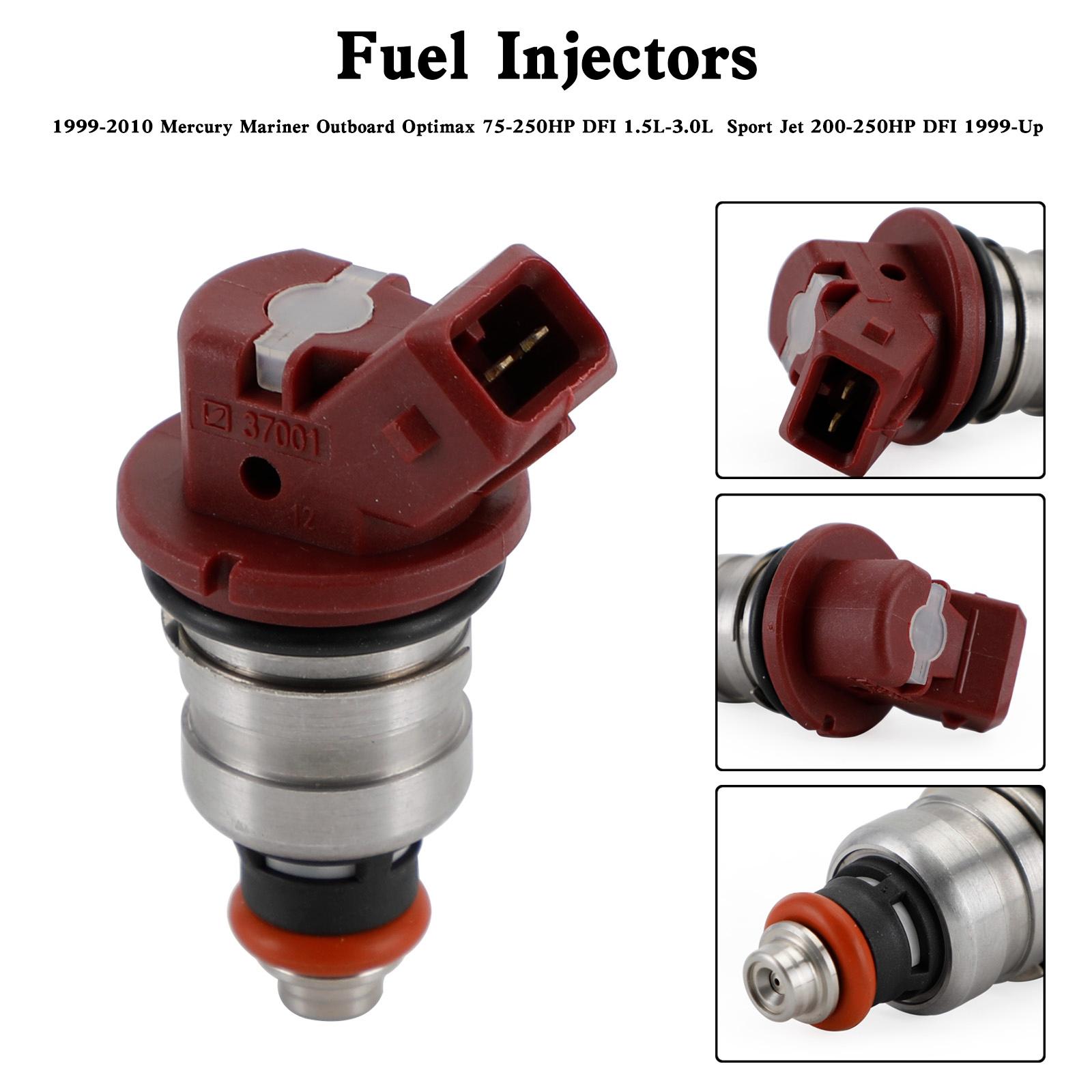 

75-90-115-200-225 Fuel Injectors 37001 For Mercury Outboard Mariner 804528