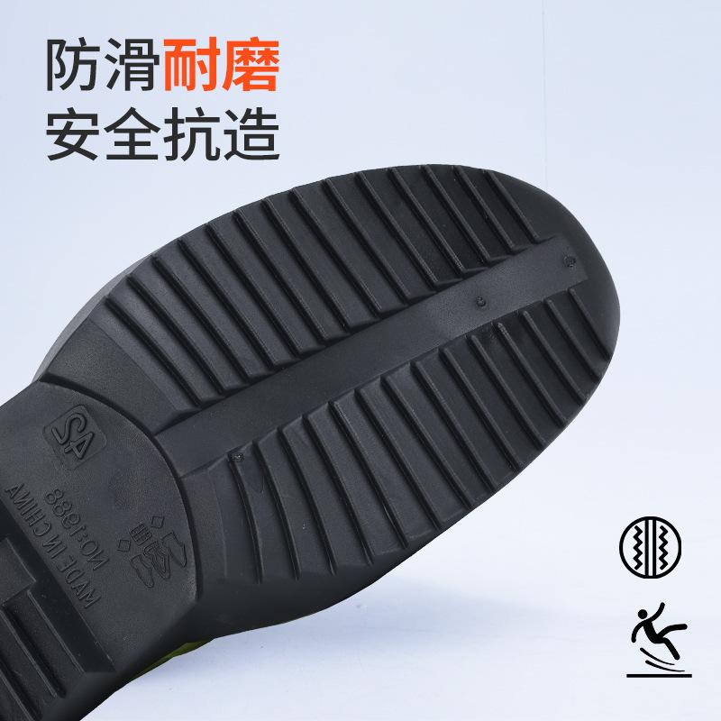 Waterproof shoes Long tube Dynamic waterproof summer rain shoes Wear-resistant multi-color optional outdoor wading rain boots men's and women's rubb