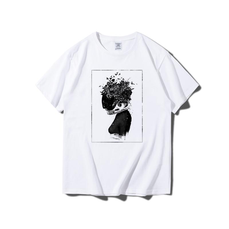 

Мужские футболки с принтом премиум-класса из хлопка с гибридным принтом для девочек, забавная футболка из чесаного хлопка в стиле Харадзюку