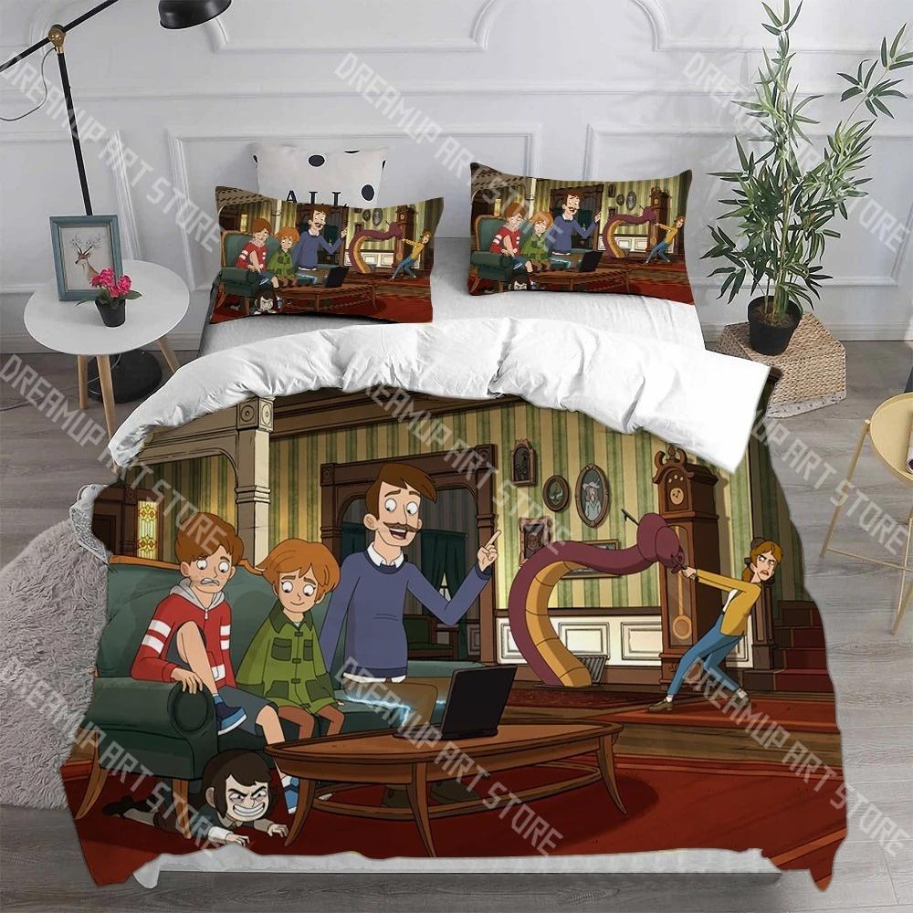 Fashion Hauntedel Season 1 Bedding Set Single Twin Full Queen King Size Bed Set Kids Bedroom Duvetcover Sets Bed Sheet Set