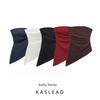Kaslead New Arrival Women's Clothing Fashion Style Fashion Minimalist Silm Ruched Asymmetric Tops 0085837