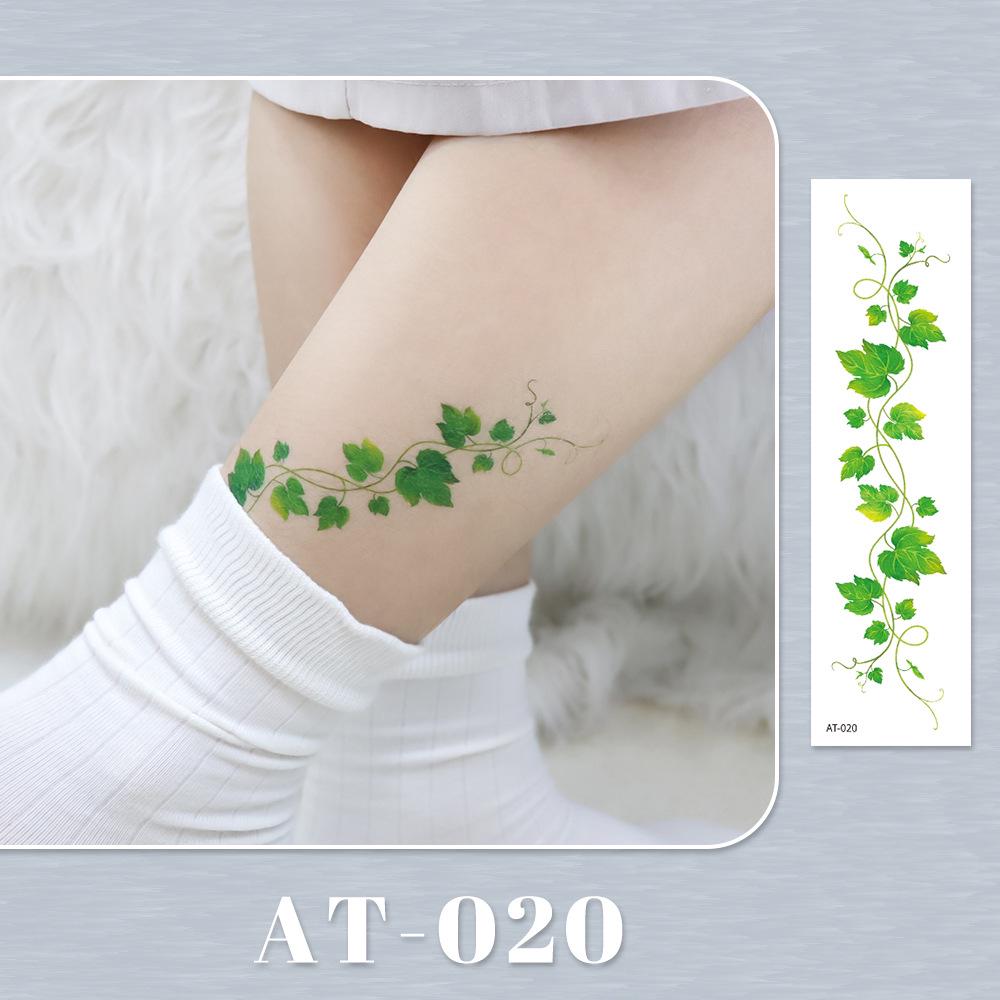 Rikaron Laser-Engraved Rose Tattoo Sticker – Non-Reflective Cute Collarbone Design