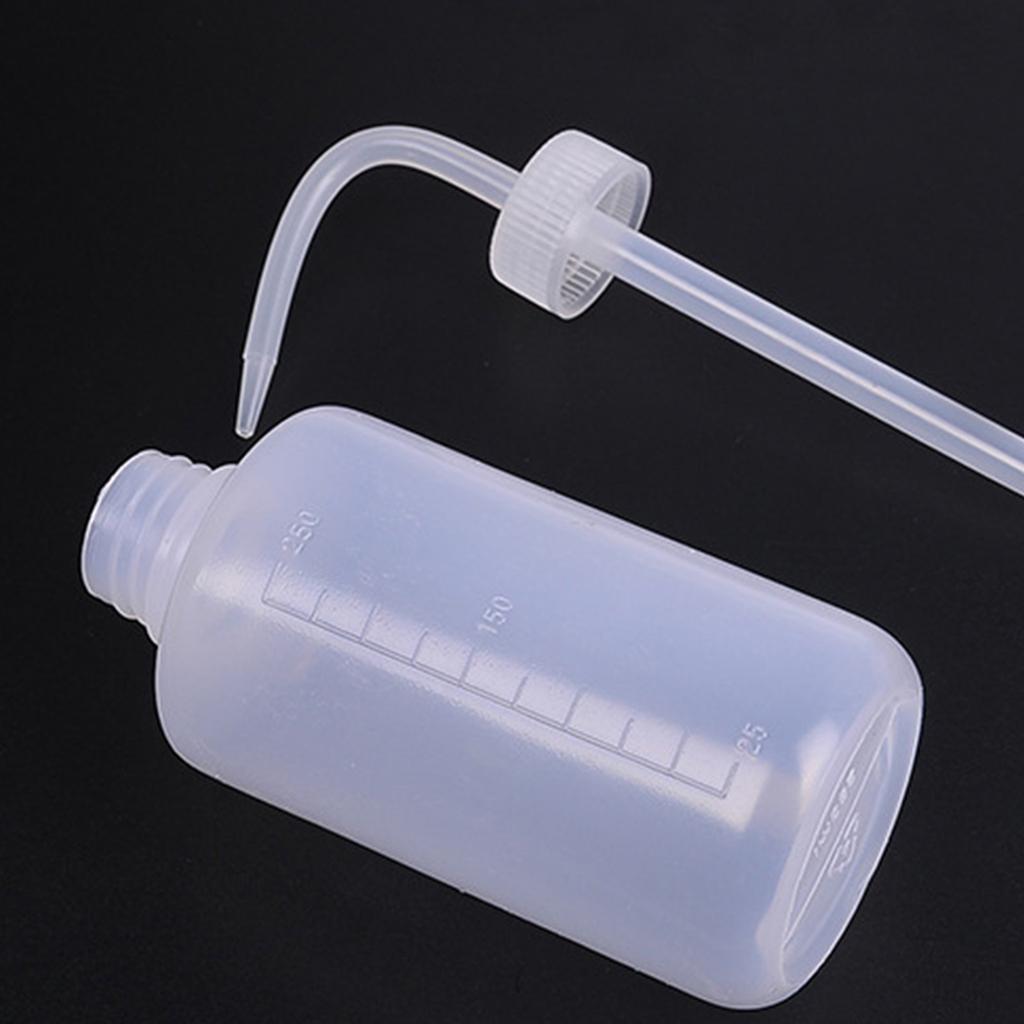 500ml Tattoo Washing Clean Squeeze Bottle Eyelash Extension Cleaning Laboratory Measuring Bottles Plastic Makeup Supplies