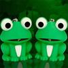 Sound Key Frosch Schlüsselanhänger Metallringe Cartoon Schlüsselanhänger Neuer Tier Schlüsselanhänger Taschendekoration