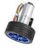 DIY Encoder Gear Motor with Mounting Bracket 65mm Wheel Kit for Smart Car Robot DC6V