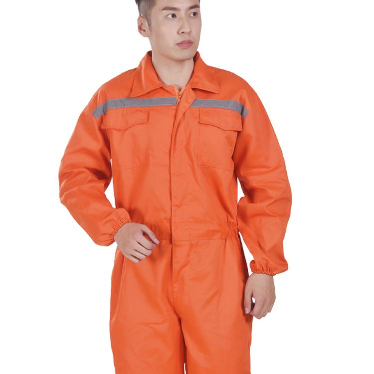 Men's Plus Size Dustproof & Stainproof Long Sleeve Work Jumpsuit