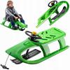 KADAX Plastic Sleds with Steering Wheel Sled Nartosanki Slider Downhill