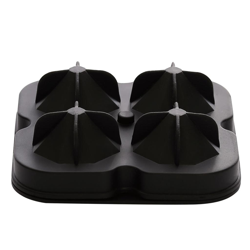 4 Cups Ball Shape 3D Ice C ube  Silicone Maker Tray
