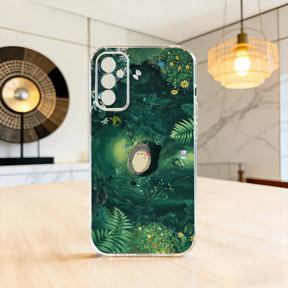 

My Neighbor T-totoros Phone Case Transparent Silicone Soft For SamsungA10,12,20,21S,30,31,40,50,51,52,70,71 Samsung a514g