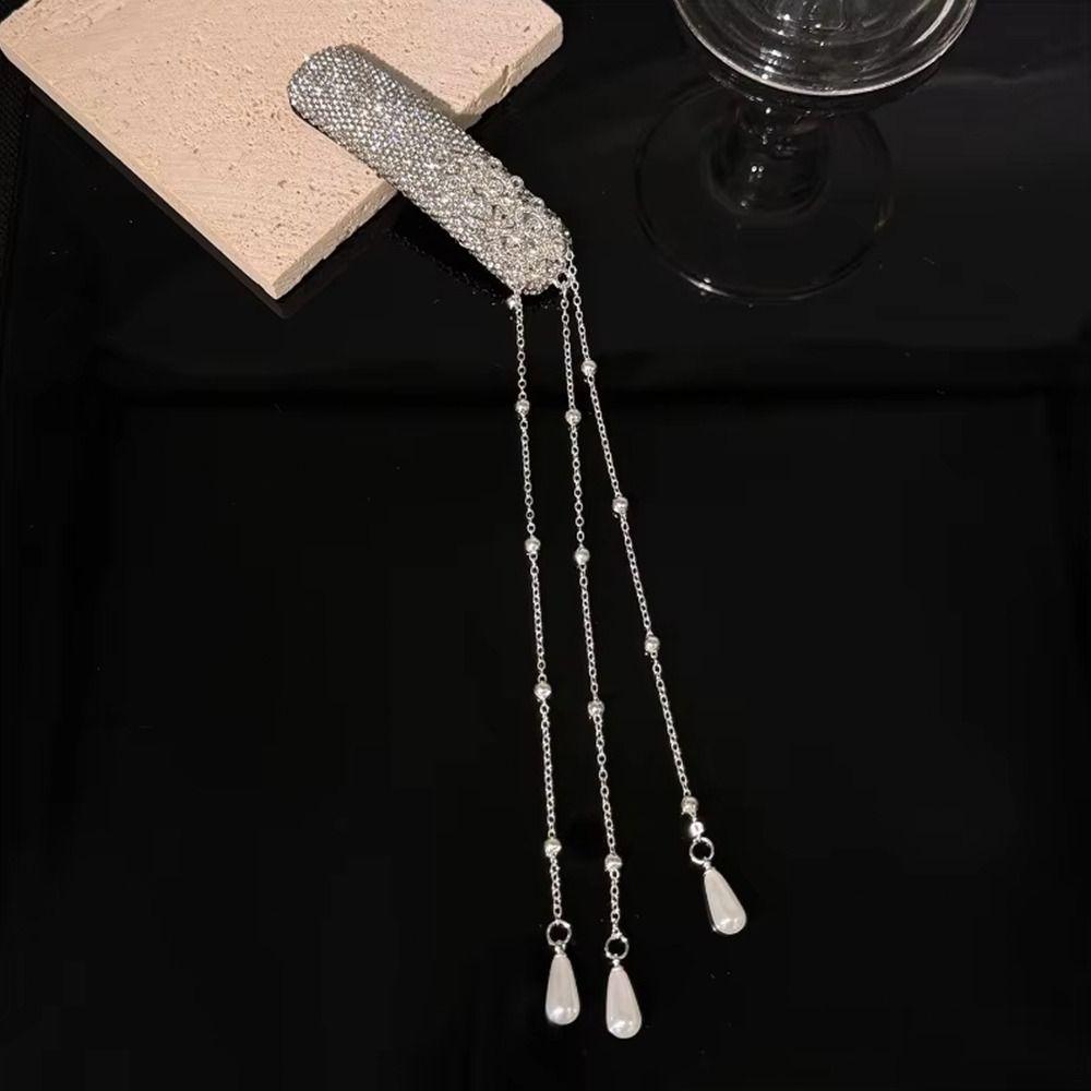 1Pcs/1Pair Retro Tassel Hair Clip Ethnic Style Waterfall Fringe Hairclip Wedding Party Jewelry