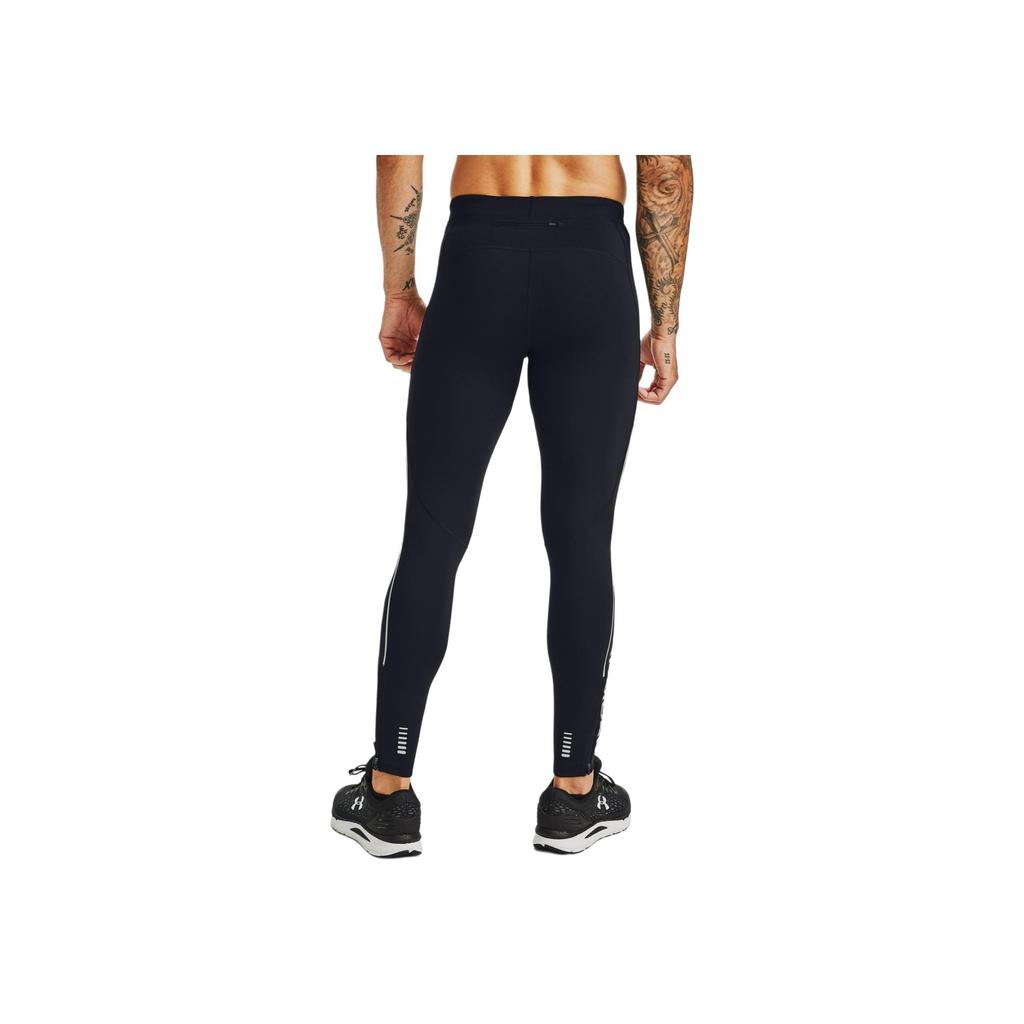 Under Armour Letter Print Striped Elastic Waist Mid Rise Sports Pants Men bottoms Black 1356153-001