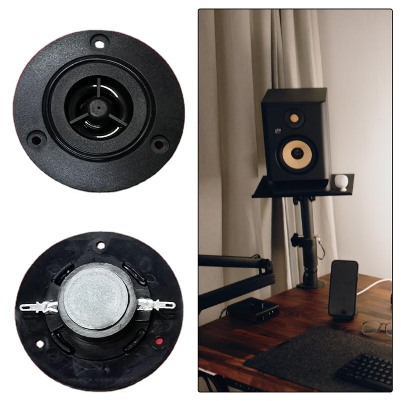 3inch Loudspeaker High Frequency Tweeter Speakers with Heat Dissipation for Bookshelfs Home Theater Superior Sound 1Pair