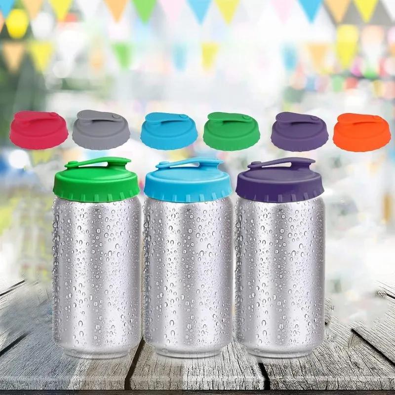 Soda Can Cover Lid, Silicone Can Lid Can Protector, Reusable Cans Toppers for Soda Coke Pop Beer Energy Drink