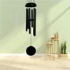 1pcs European & American Style Metal Wind Chimes - Creative Home Hanging Decor Outdoor Garden Musical Ornament Metal Craft Gift