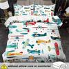 Airplane Soft Duvet Cover Soft Duvet Cover Featuring Airplane Patern Suitable for Children Kids Plus Adult Peoples Soft Comfortable Plus Breathable